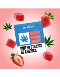 25mg Strawberry Cough Delta 8 THC Gummies