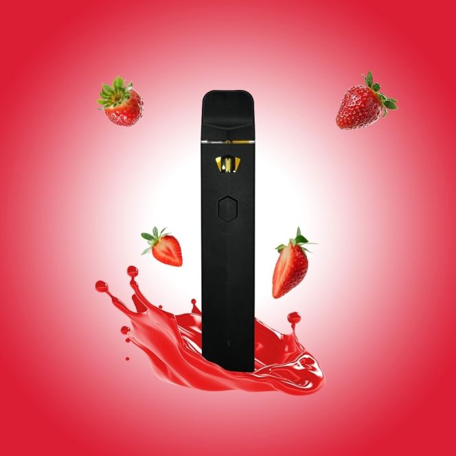 Strawberry Cough Live Rosin THCA Vape 1G