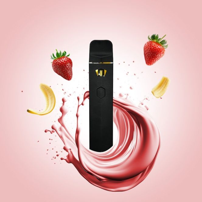 Strawnana Live Rosin THCA Vape 1G