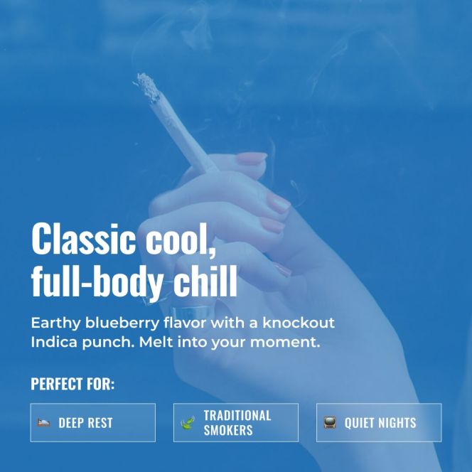 blueberry kush preroll